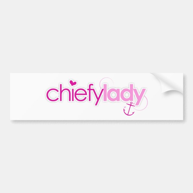 Adesivo Para Carro Senhora de Chiefy (Frente)