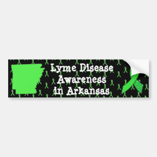 Adesivo Para Carro Sensibilização para a doença de Lyme em Arkansas B