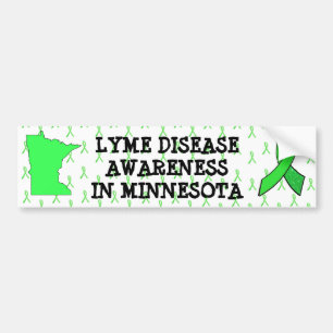 Adesivo Para Carro Sensibilização para a doença de Lyme em Minnesota 