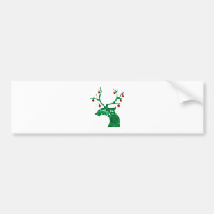 Adesivo Para Carro sequin christmas reindeer