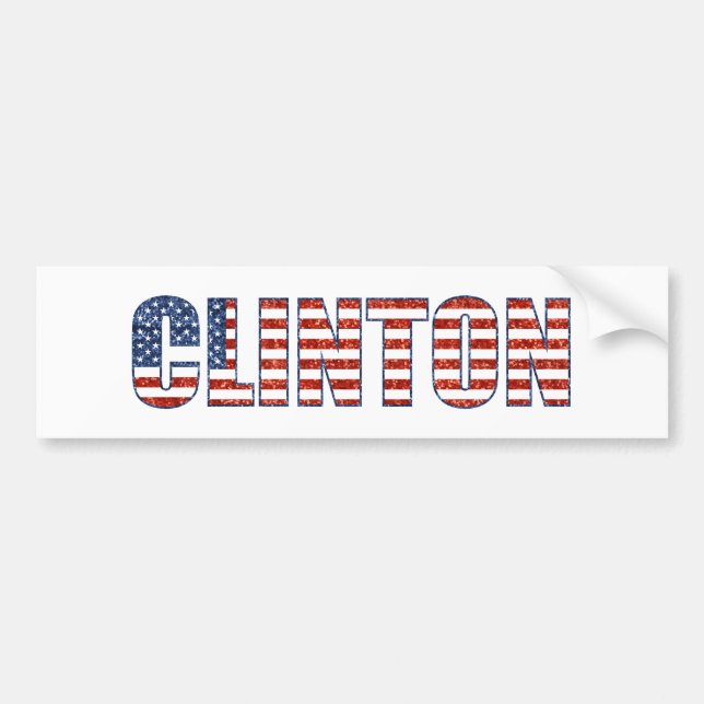 Adesivo Para Carro sequin Clinton (Frente)
