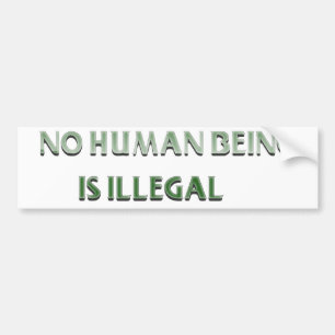 Adesivo Para Carro Ser não humano é ilegal