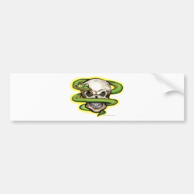 Adesivo Para Carro Serpent Mau Skull (Frente)