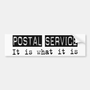 Adesivo Para Carro Serviço postal é