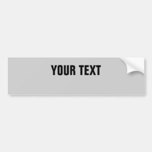 Adesivo Para Carro Seu texto do "corajoso fólio CONDENSADO" em cinza