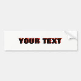 Adesivo Para Carro Seu Texto "Folio Extra Bold" 3D