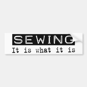Adesivo Para Carro Sewing o é