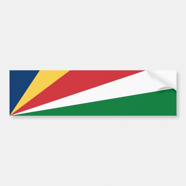 Adesivo Para Carro Seychelles Flag (Frente)