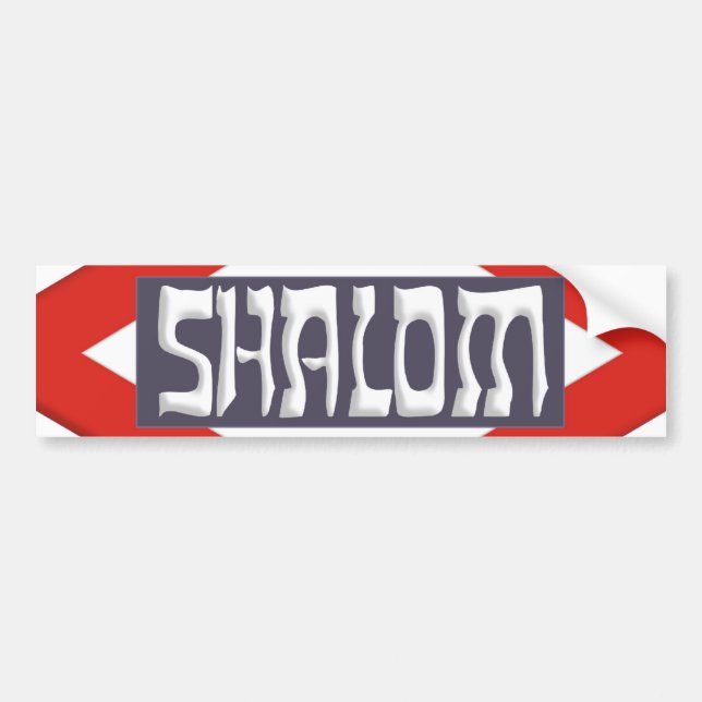 Adesivo Para Carro Shalom (Frente)