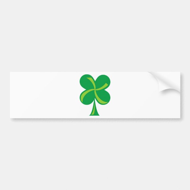 Adesivo Para Carro Shamrock Verde (Frente)