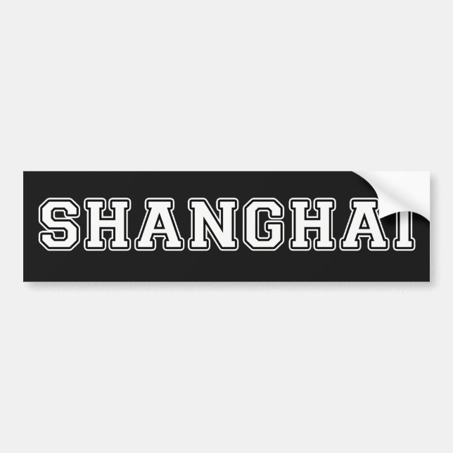 Adesivo Para Carro Shanghai (Frente)