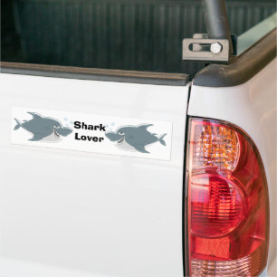 Adesivo Para Carro Shark Lover