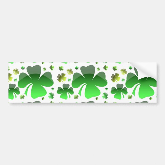 Adesivo Para Carro Shiney Shamrocks (Frente)