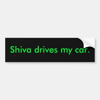 Adesivo Para Carro Shiva conduz meu carro