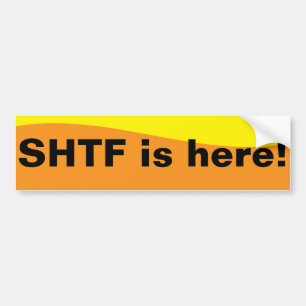 Adesivo Para Carro SHTF chegou!