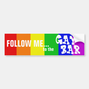 ADESIVO PARA CARRO SIGA-ME AO BAR ALEGRE