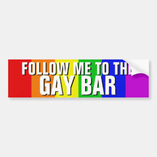 ADESIVO PARA CARRO SIGA-ME AO BAR ALEGRE