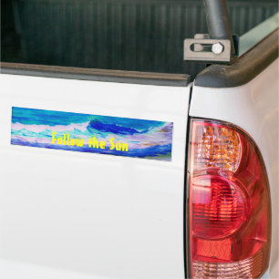 Adesivo Para Carro Siga o Sol