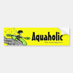 Adesivo Para Carro Silhueta Kayaking de Whitewater