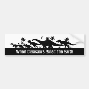 Adesivo Para Carro Silhuetas do dinossauro