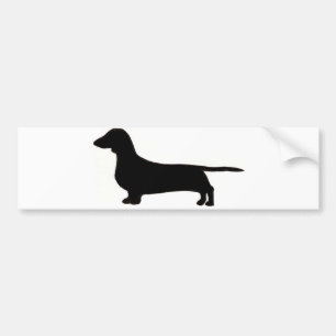 Adesivo Para Carro silo black.png do dachshund