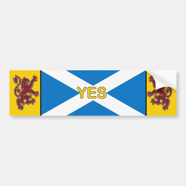 Adesivo Para Carro Sim bandeira de Scotland e autocolante no vidro (Frente)