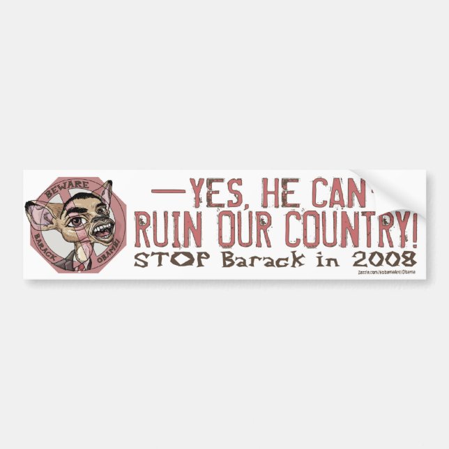 Adesivo Para Carro Sim, pode arruinar nosso autocolante no vidro (Frente)