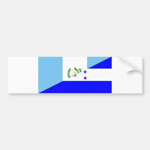 Adesivo Para Carro símbolo da bandeira de guatemala honduras meio