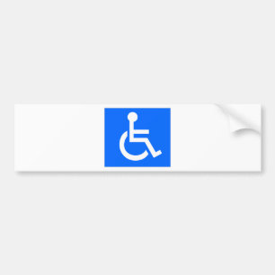 Adesivo Para Carro Símbolo da inabilidade