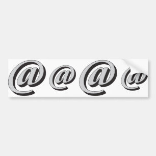 Adesivo Para Carro Símbolo de email 3D