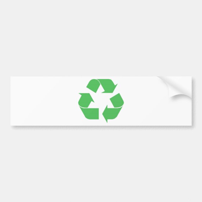Adesivo Para Carro Símbolo de reciclar (Frente)
