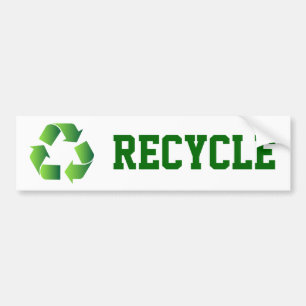 Adesivo Para Carro Símbolo de Reciclar Verde