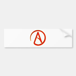 Adesivo Para Carro Símbolo do ateísmo