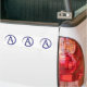 Adesivo Para Carro Símbolo do ateísmo (On Truck)