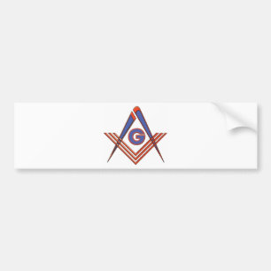 Adesivo Para Carro Símbolo do Freemason