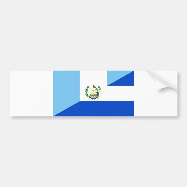 Adesivo Para Carro símbolo do país da bandeira de guatemala El (Frente)