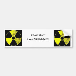 Adesivo Para Carro símbolo nuclear, símbolo nuclear, BARACK OBAMAA