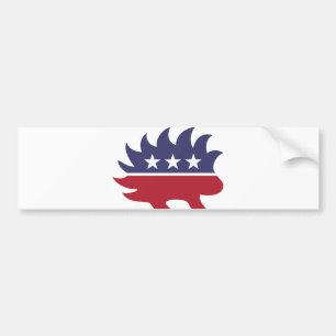 Adesivo Para Carro Símbolo Porcupine do Partido Libertário
