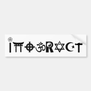 Adesivo Para Carro símbolo religioso interativo