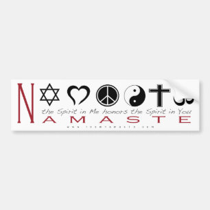 Adesivo Para Carro Símbolo religioso Namaste
