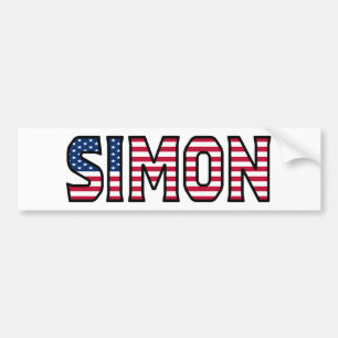 Adesivo Para Carro Simon Name Vorname USA Aufkleber Sticker Auto