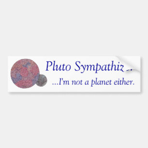 Adesivo Para Carro Simpatizante de Pluto