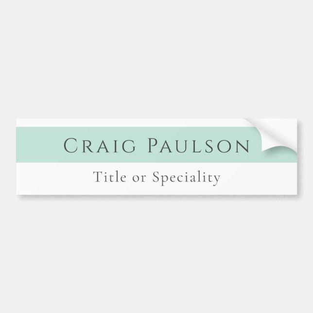 Adesivo Para Carro Simples e Atraente Moderno Profissional (Frente)