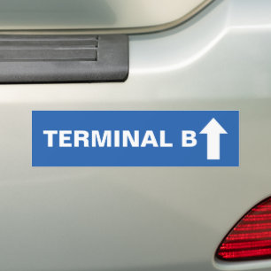 Adesivo Para Carro Sinais de Festa de Avião, Aniversário no Terminal