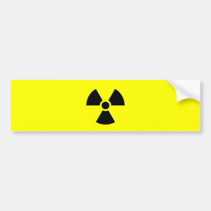 Adesivo Para Carro Sinal da radiação
