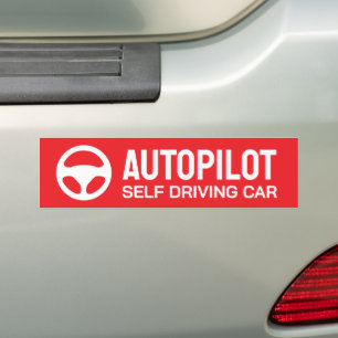 Adesivo Para Carro Sinal de Automóvel Autopiloto