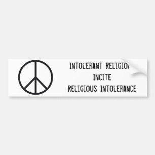 Adesivo Para Carro Sinal de paz, ReligionsInciteReligious
