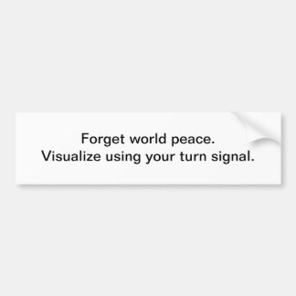 Adesivo Para Carro Sinal de volta