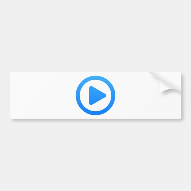 Adesivo Para Carro Sinal do Media Player (Frente)