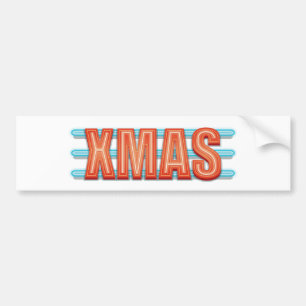 Adesivo Para Carro Sinal XMAS